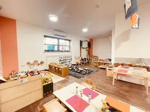 blossoming minds daycare & nursery bright spacious play room